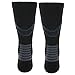 adidas Unisex-US Traxion Impact Crew Football & Basketball Crew Sock (1-Pair), Black/White/Dark Grey/Onix, 6.5-9