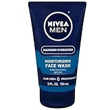 Nivea for Men Face Wash Cleans and Moisturizing with Menthol and Vitamin E, 5-Ounce Tube