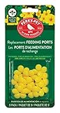Perky-Pet 202FB 9 Piece Yellow Hummingbird Feeder Replacement Flowers
