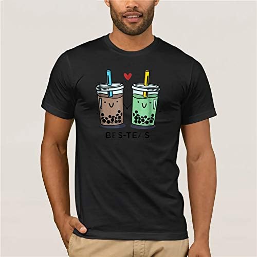 Amazon Co Jp ショートファッションtシャツ男性用ブランドベスティーbestiesベストフレンズバブルティーボバかわいいファッションメンズ半袖tシャツ Xl 服 ファッション小物