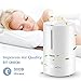 ONSON 2019 Humidifier, 4.5L Ultrasonic Cool Mist Humidifier for Bedroom Baby Home, Large Room Vaporizer Humidifying Unit with Whisper-Quiet, Auto Shut-Off, 24h Air Humidifying(White)