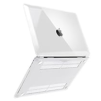iBenzer Soft-Touch Series Plastic Hard Case for Apple Macbook Pro 13-Inch with/without Touch Bar and Touch ID - Crystal Clear