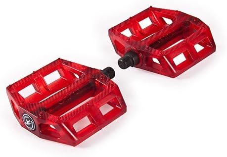 Animal Bikes Hamilton PC Clear Red 9/16" Bicycle Pedals