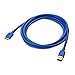 Cable Matters 2-Pack Micro USB 3.0 Cable 6 ft (External Hard Drive Cable, USB to USB Micro B Cable) in Blue
