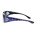 SA106 Womens Glare Blocking Polarized Lens 60mm Fit Over Oval Sunglasses Purple
