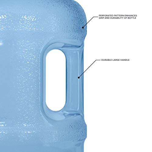 5 Gallon PVC Plastic Reusable Water Bottle Container Jug
