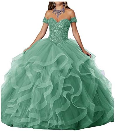 WHZZ 2018 Heavy Beaded Ball Gown Quinceanera Dresses