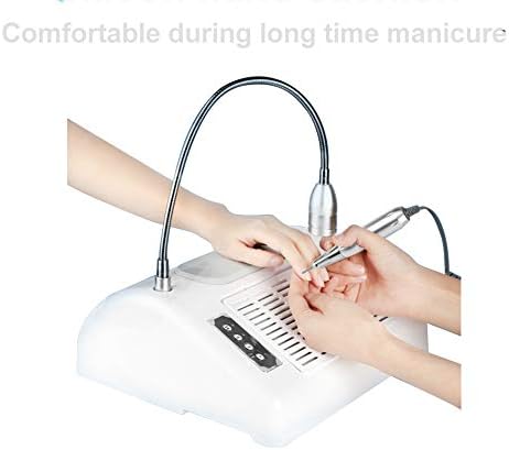 Nail Dryer 5 IN 1 Newest 96W UV LED Nail Lamp Dryer Vacuum Cleaner Manicure Machine Nail Drill Dust Collector Strong Power Nail Art Tools