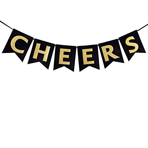 Threemart Cheers To 30 Years Banner 30th Birthday Party Banner