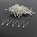 MP03W 100pcs Clear 2.5mm 12V 40mA Miniature Grain of Wheat Bulbs Warm White for Model Train Layout or Miniature Photography