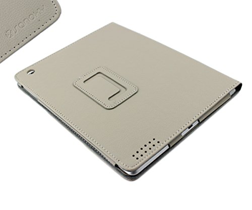 Sanoxy Slim Folio Folder PU Leather Stand Case for iPad 2/3/4 /ipad 2nd Generation, Gray (SANOXY-IPAD-Folio-Gry) - Thumbnail 4