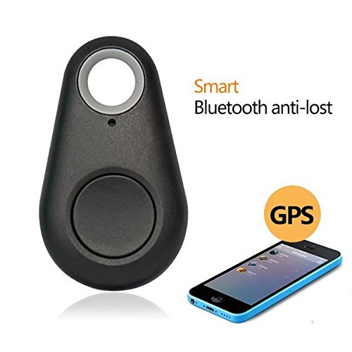 GPS Tracker Wireless Smart Bluetooth 4.0 Anti Lost Alarm Bluetooth Tracker Key Finder Child Elderly Pet Phone Car Lost Reminder Black