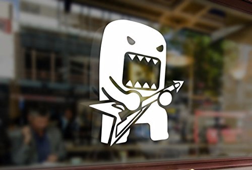 25cm Domo-kun Rocker Vinyl Stickers Funny Decals Bumper Car Auto Computer Laptop Wall Window Glass Skateboard Snowboard