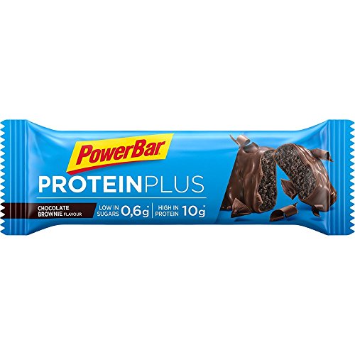 [- PowerBar Protein Plus Riegel mit nur 107 Kcal – Low Sugar Eiweiß-Riegel, Fitness-Rie