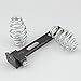PLESIU DLLL Uinversal Motorcycle Solo Seat 3'‘ Springs Bracket Mounting Kit for Harley Custom Softail Chopper Bobber Honda Yamaha Kawasaki Suzuki and Triumph Rigid Build or Any Custom Applications