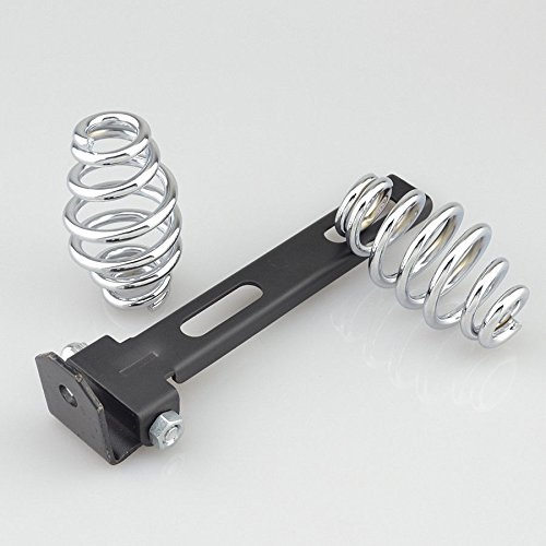 DLLL Uinversal Motorcycle Solo Seat 3'' Springs Bracket Mounting Kit for Harley Custom Softail Chopper Bobber Honda Yamaha Kawasaki Suzuki and Triumph Rigid Build or Any Custom Applications - Thumbnail 2