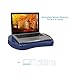 Sofia + Sam Mini Lap Desk Bed Table with Memory Foam - Blue - Work from Home - Laptop Lap Tray - Travel Portable Desk - Great for Reading Writing Coloring on Bed Couch - Handle