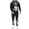 OneRedox | Herren Trainingsanzug | Jogginganzug | Sportanzug | Jogging Anzug | Hoodie-Sporthose | Jogging-Anzug | Trainings-Anzug | Jogging-Hose | Modell JG-523 Schwarz S