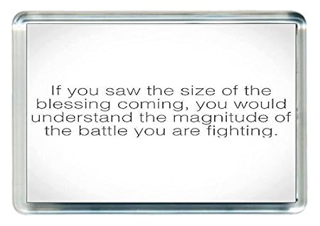 Imán para nevera tamaño bendiga bendición equilibrio lucha batalla ...