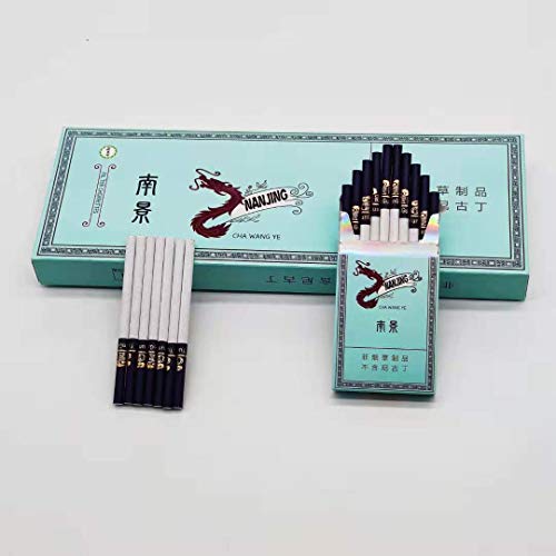 Green Tea Herbal Medicine Cigarettes, Green Tea, Cigarettes, Herbal Tea,  Smoked Tea, Cigarette Substitute, Smoke-Free-Nicotine-Free (10 Packs,Nanjing)  in Saudi Arabia