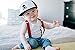 Born to Love, Baby Hats - Infant Sun Hat, Toddler Baseball Hat, Newborn Youth Flat Brim Mesh Trucker Surf SkateBro Fitted Beach Cap Gorros para Bebes (XS 6-12 Months, White Skull)