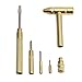 Kangnice 6 in1 Micro Mini Multifunction Copper Hammer 3 kinds Screwdrivers Hand Tools
