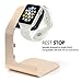 Tranesca Charger Stand Holder Dock Compatible with Apple Watch Series Ultra2/Ultra/10/9/8/7/6/5/4/3/2/1 and SE (38mm/40mm/41mm/42mm/44mm/45mm/46mm/49mm) - Gold