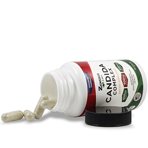 image for Zenesis Labs Candida Cleanse Detox Caprylic Acid Supplement - 60 Capsu