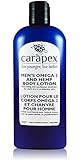 Carapex Omega 3 Hemp Body Lotion For Men, 98% Natural, Unscented, for Dry, Sensitive Skin, Non Greasy Formula, No Parabens, No Petrochemicals, 8oz 240ml