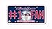 Rico MTF5201 MLB Atlanta Braves #1 Fan Metal Tag