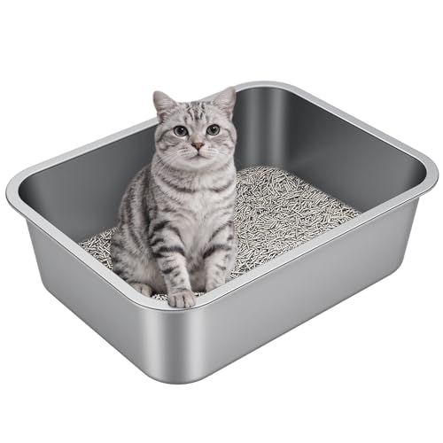 Idymere Stainless Steel Litter Box
