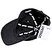 SERGEANT Military Tactical Baseball Cap in Black + USA Flag Patch. 100% Cotton, 3 Patches on Front, Top & Back, Adjustable Closure in Back. Use for Range, Operator, Hunting, Fishing.