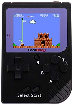 Jaminy Retro Mini Handheld Video Game Console Gameboy Built-in 129 Classic Games (Black)