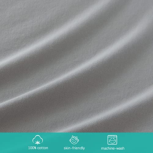 NacoMoco 4 Pack Bassinet Sheets - 33x20 Inch Fitted Sheets For Baby Delight, Angelbliss & Most Bedside Sleepers
