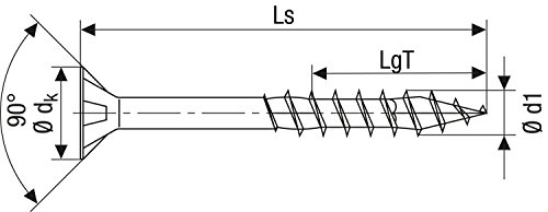 SPAX 191010803005 191750803005 Holzbauschraube, 8,0 x 300 mm, 50 Stück, T-STAR plus, Senkkopf, Teilgewinde, 4CUT, WIROX… – Bild 4