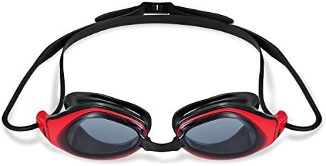 Swimming Goggles Anti-Fog Waterproof High Definition for Adults and Children?red+black?