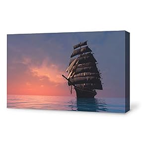for Living Room Bedroom Home Artwork Paintings Sailboat...