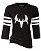 Deer Skull Sports Tee With Silver Shimmer