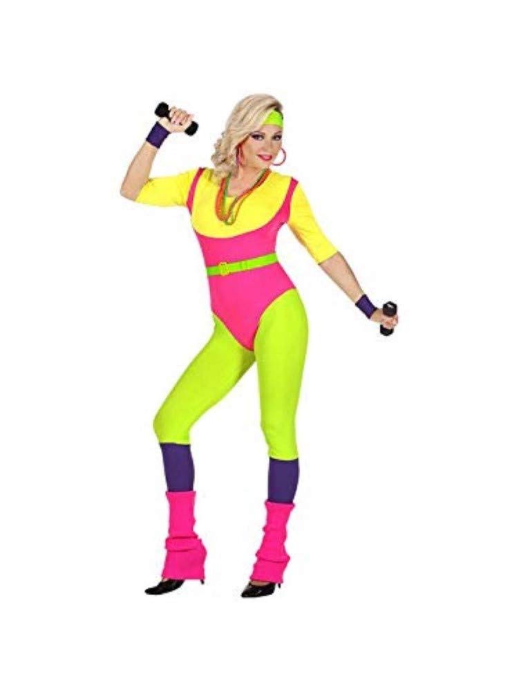 Widman 80s Aerobics Instructor - Adult Fancy Dress Costume - XS - 6-8