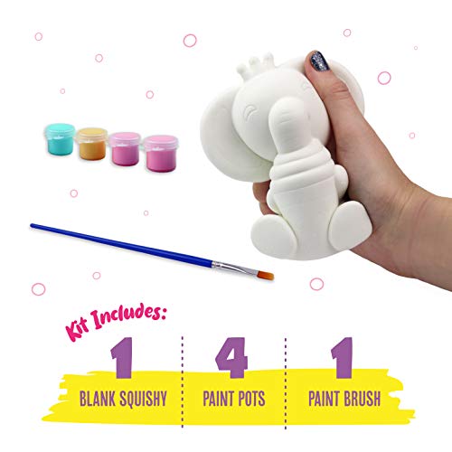 DOODLE HOG Original DIY Paint Your Own Squishies Kit. Squishy Painting