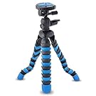 AVAWO Universal 12" Inch Flexible Tripod Wrapable Leg Quick Release Plate for GoPro, iPhone 7 6 6S Plus 5S Samsung note S7 S6 Smartphone + GoPro Tripod Mount + Cell Phone Tripod Adapter