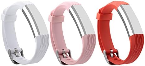 mtsugar 3D Edition 3pcs Fitbit Alta / Fitbit Alta HR Replacement Wristband With Secure Clasps (No tracker, Replacement Bands Only)