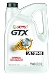Castrol 03094 GTX 10W-40 Motor Oil, 5 Quart