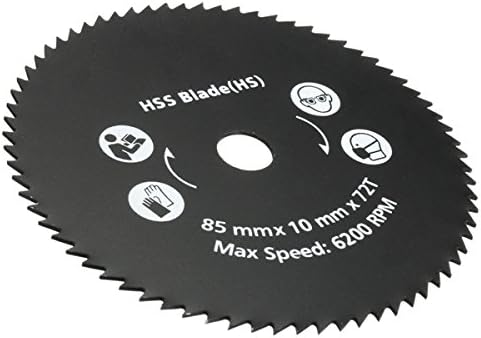 85mm 72 Teeth HSS Circular Saw Blade Rotary Cutting Discs Wheel For Rotary Tools
