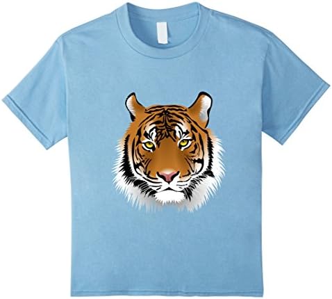 unisex-child Tiger T Shirt love wild animal preserve - Hypnotic Eyes Tee 8 Baby Blue