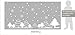 TOTOMO #W303 White Forest Christmas Window Decals Stickers Decor Clings Wall Decoration