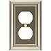 BRAINERD 64234 Architectural Single Duplex Outlet Wall Plate / Switch Plate / Cover