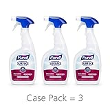 PURELL Foodservice Surface Sanitizer Spray, Fragrance Free, 32 fl oz Capped, Trigger Spray Bottles (Pack of 3) - 3341-03