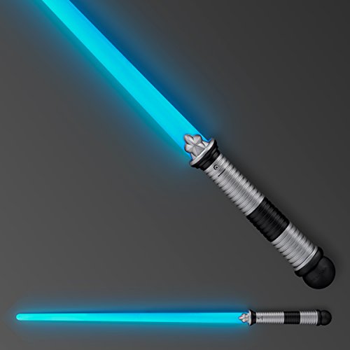 Blue LED Light Up Saber Space Weapons (2-Pack)