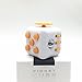 CHIRISEN Fidget Toy Relieves Stress And Anxiety for Children and Adults Anxiety Attention Toy (White Orange)